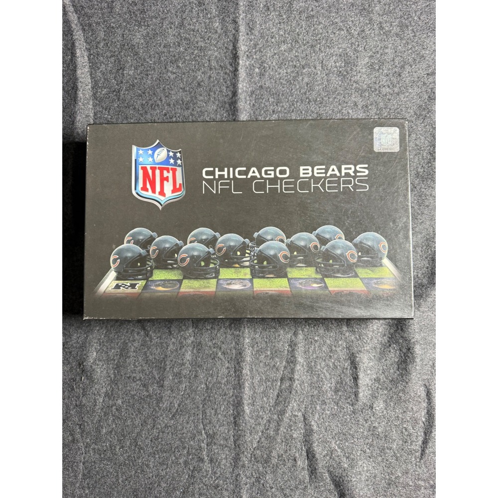 NFL Checkers Chicago Bears vs Green Bay Packers Board Game Rico Industries